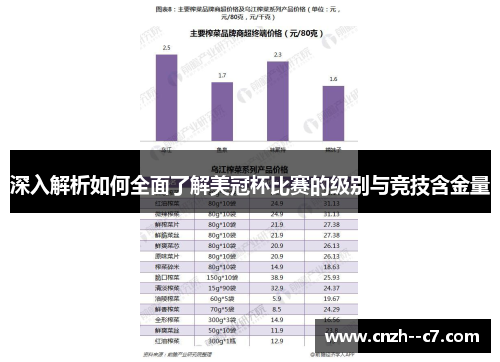 深入解析如何全面了解美冠杯比赛的级别与竞技含金量